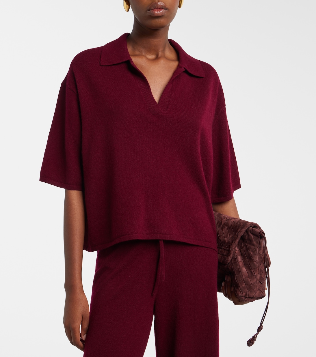 Neela cashmere polo sweater | Lisa Yang