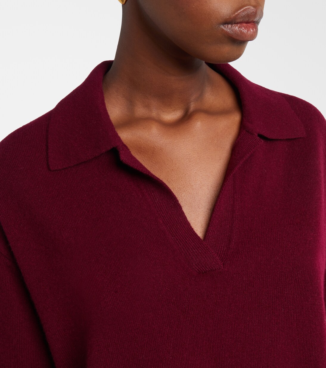Neela cashmere polo sweater | Lisa Yang