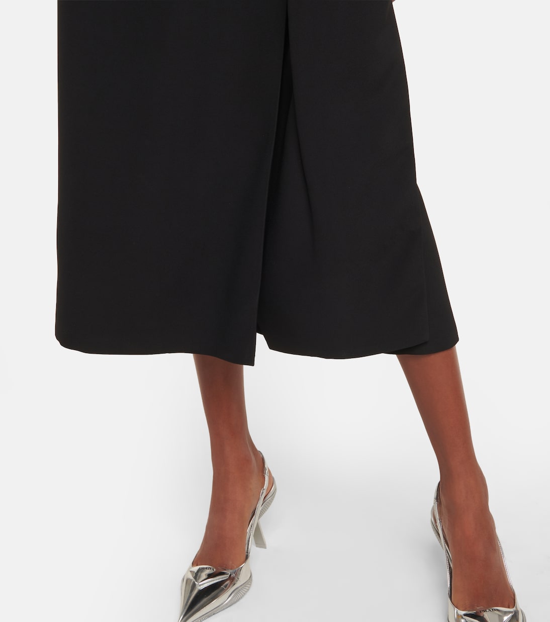 Embellished crêpe dress | Prada