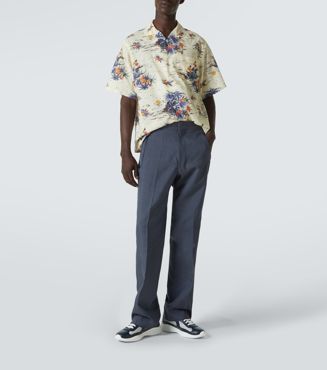 America's Cup leather sneakers | Prada