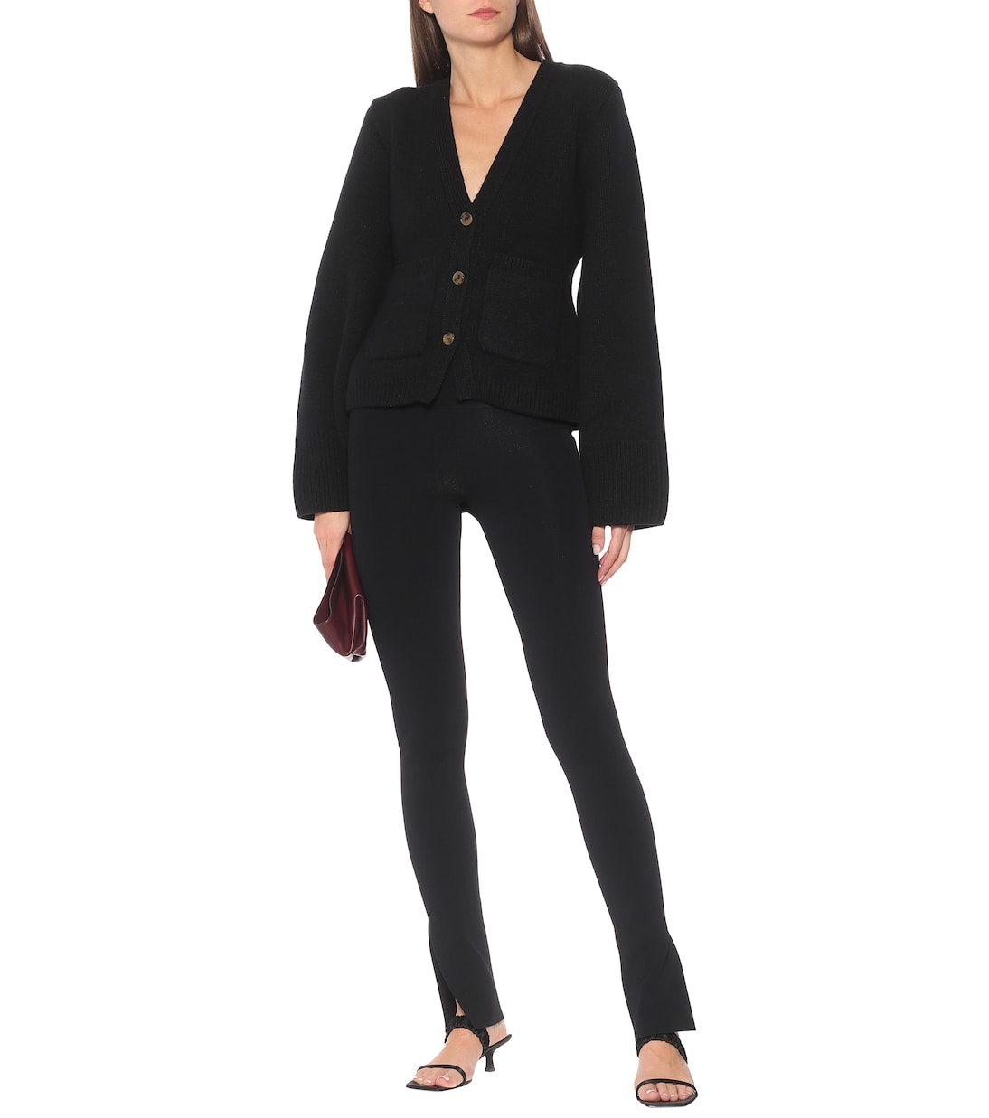 High-Rise Leggings Roonie aus Jersey | Khaite