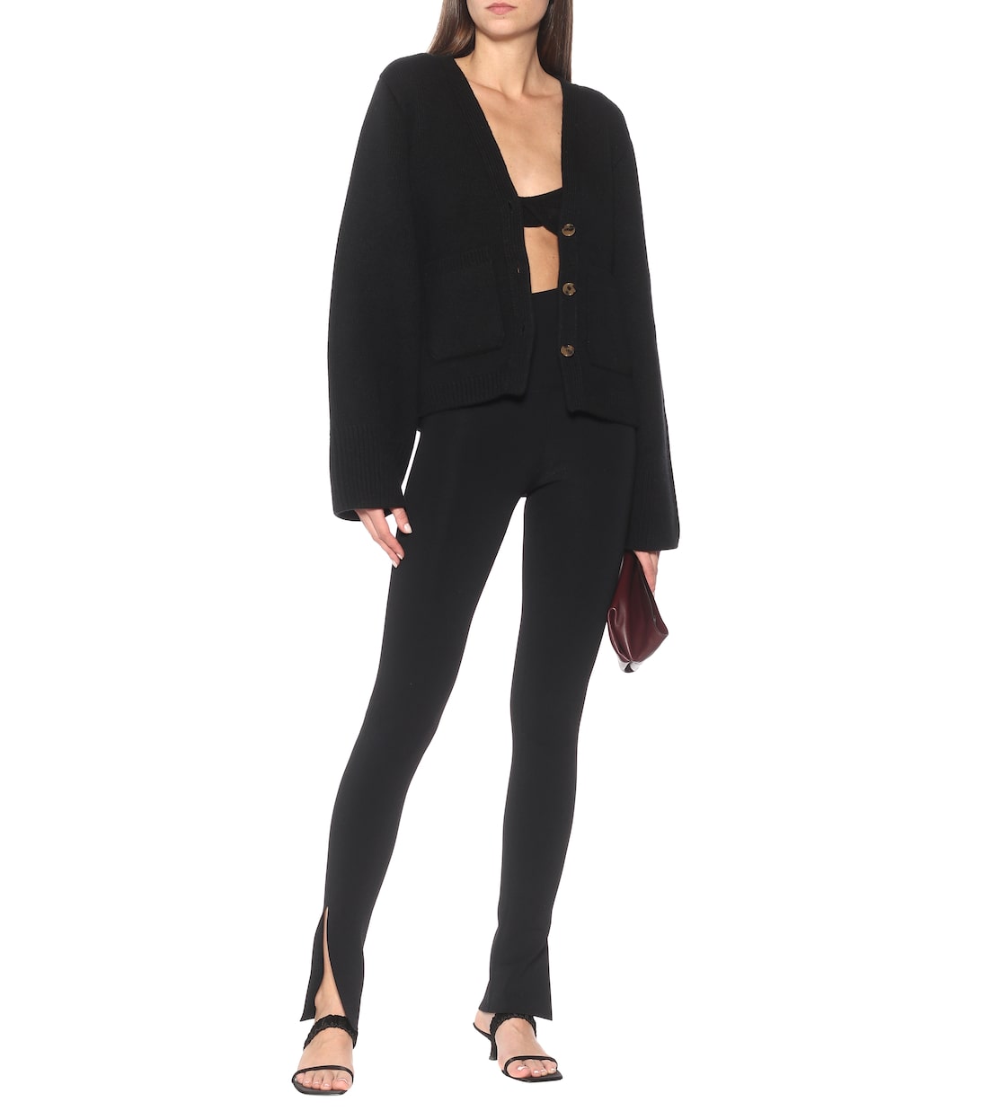 High-Rise Leggings Roonie aus Jersey | Khaite