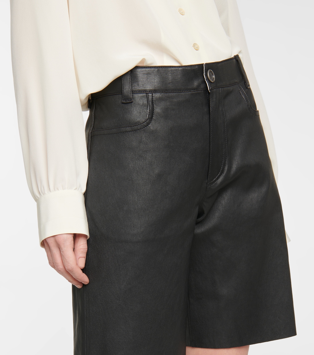 Shorts Sofiane aus Leder | Stouls