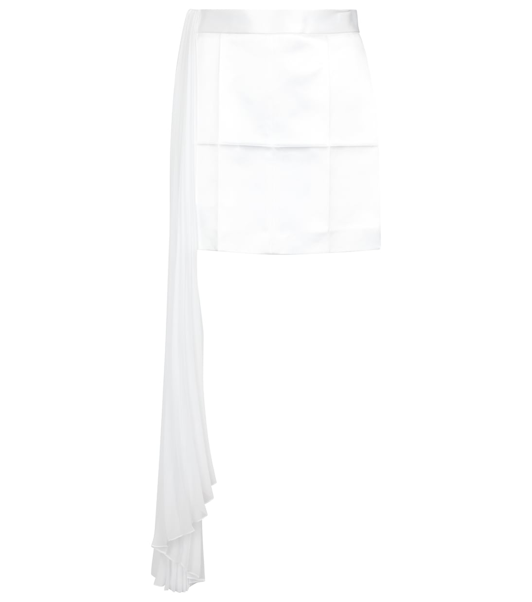 Plissierter asymmetrischer Minirock | Peter Do
