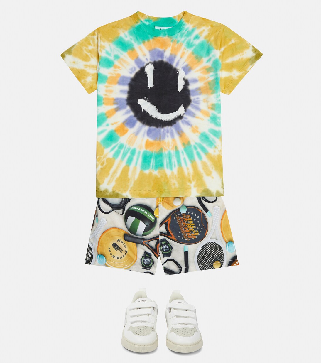 Roxo cotton tie-dye T-shirt | Molo