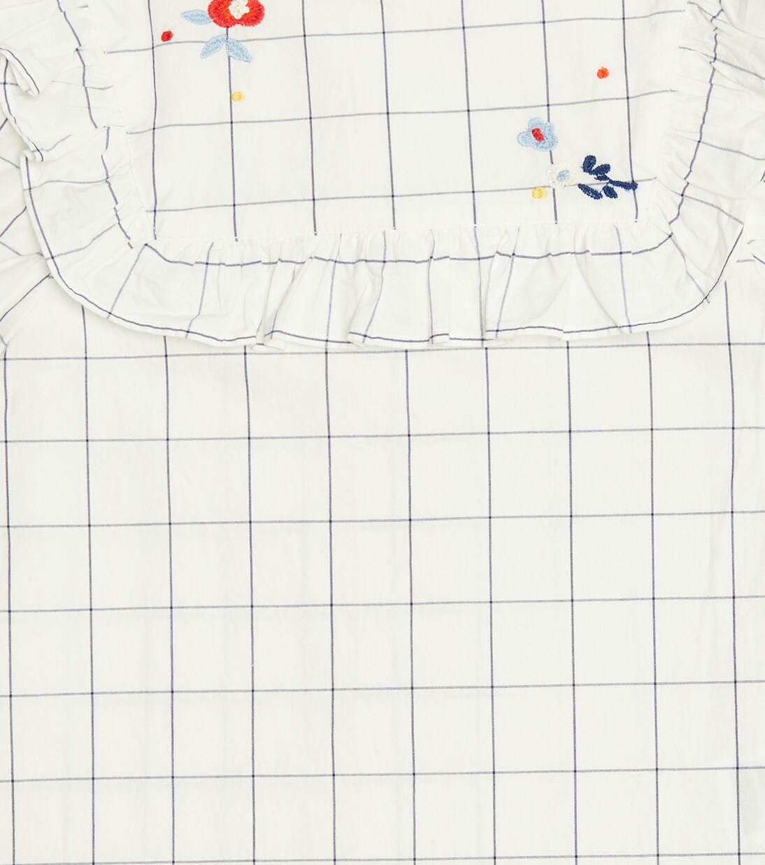 Cotton embroidered top | Bonpoint