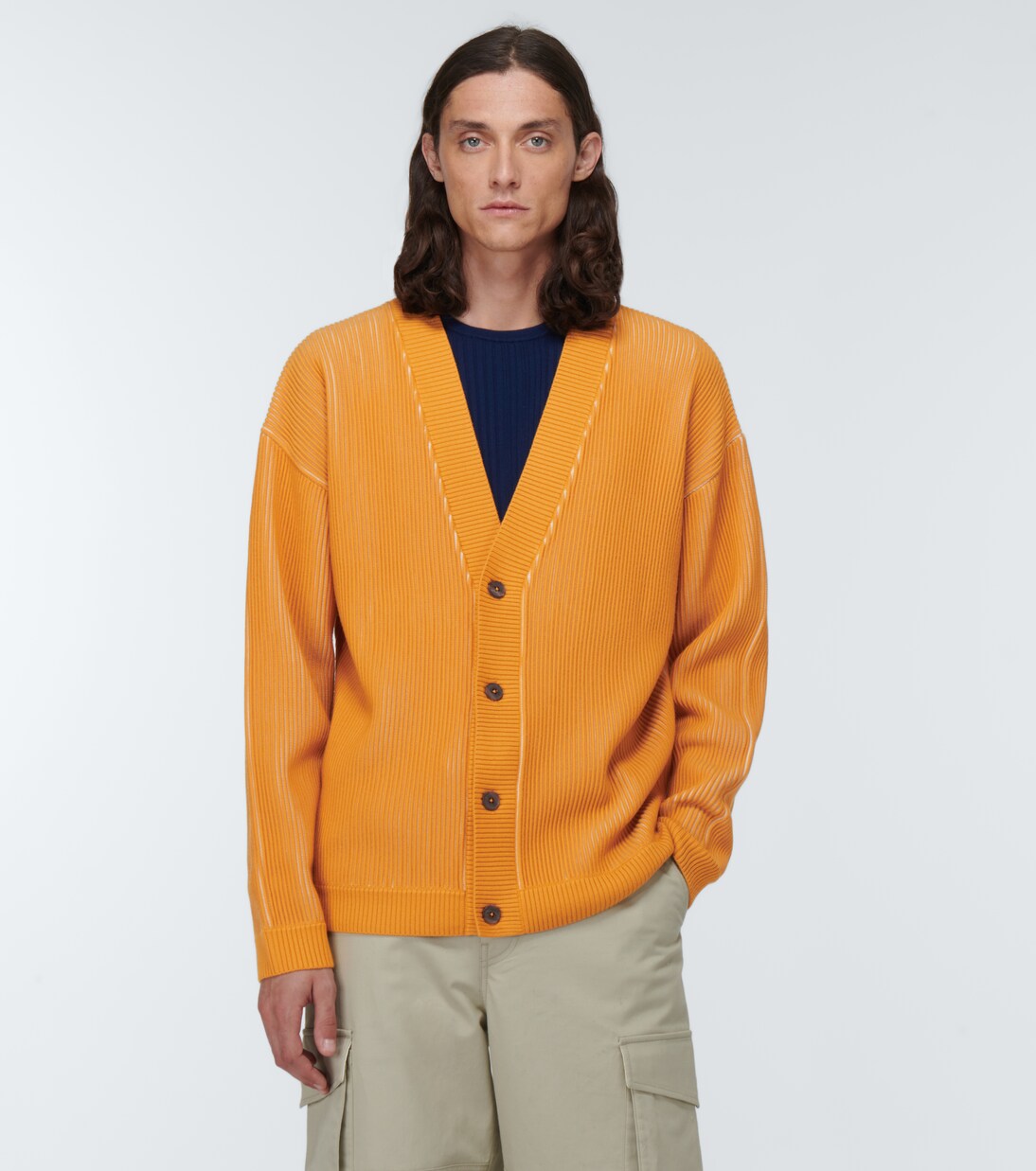 Ribbed wool cardigan | King & Tuckfield
