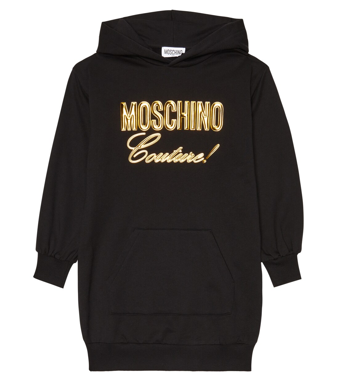 Logo cotton sweater dress | Moschino Kids
