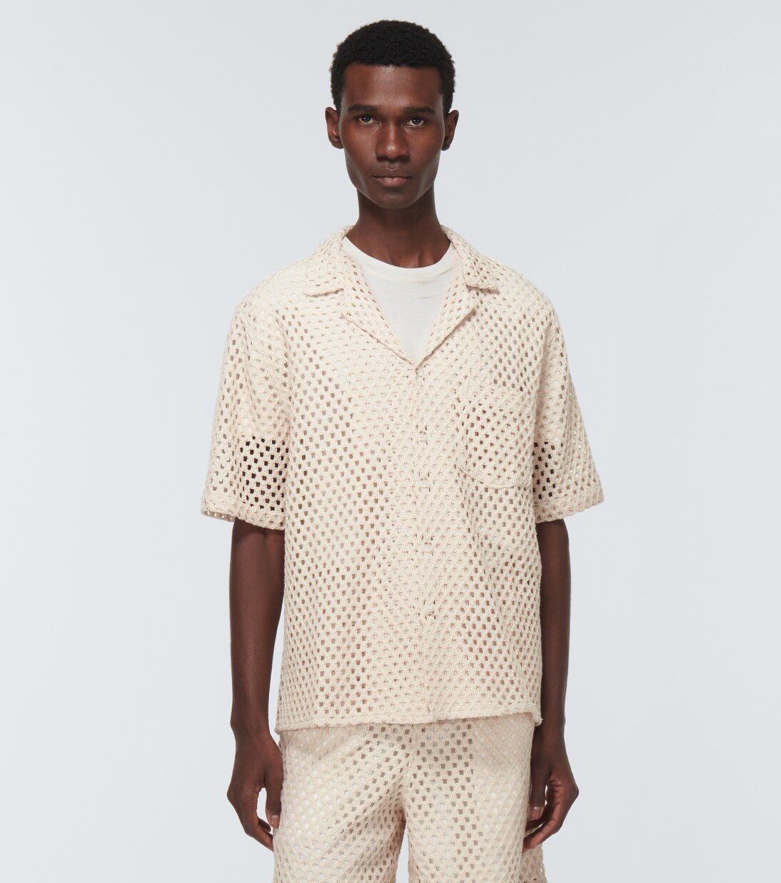 棉质混纺衬衫 | Commas