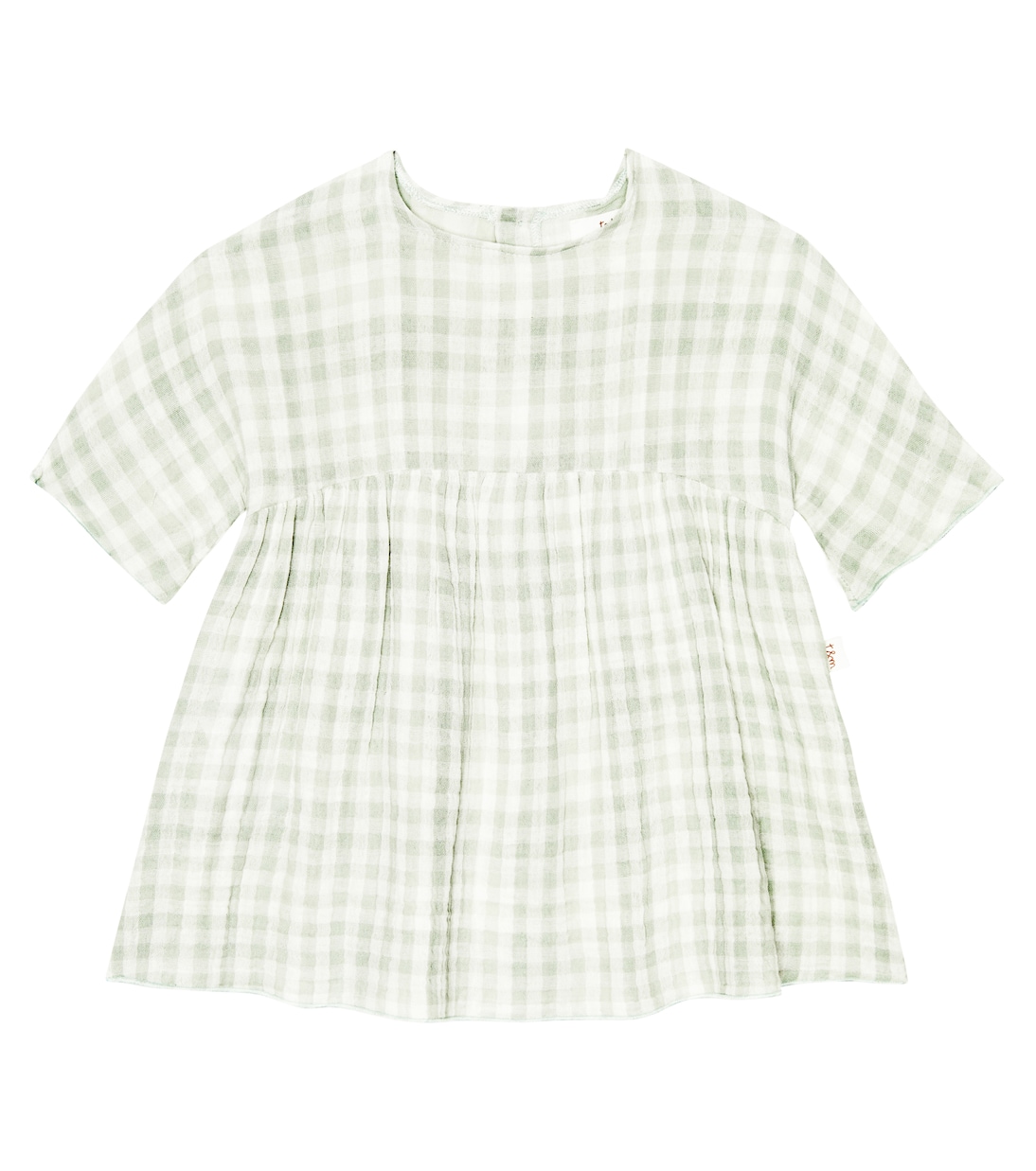 Bébé – Robe en coton à carreaux | Il Gufo