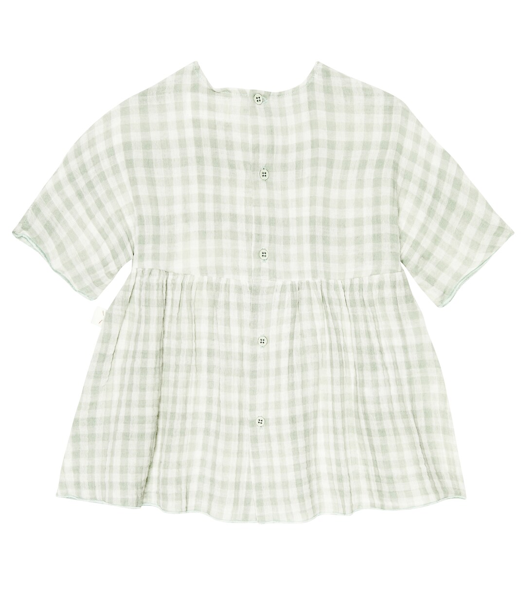 Bébé – Robe en coton à carreaux | Il Gufo