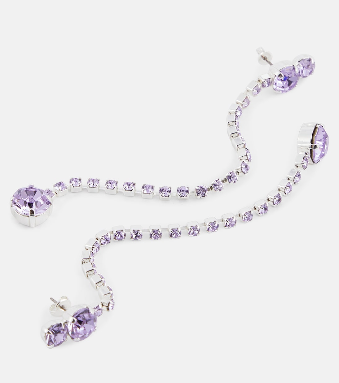 Crystal-embellished drop earrings | Magda Butrym