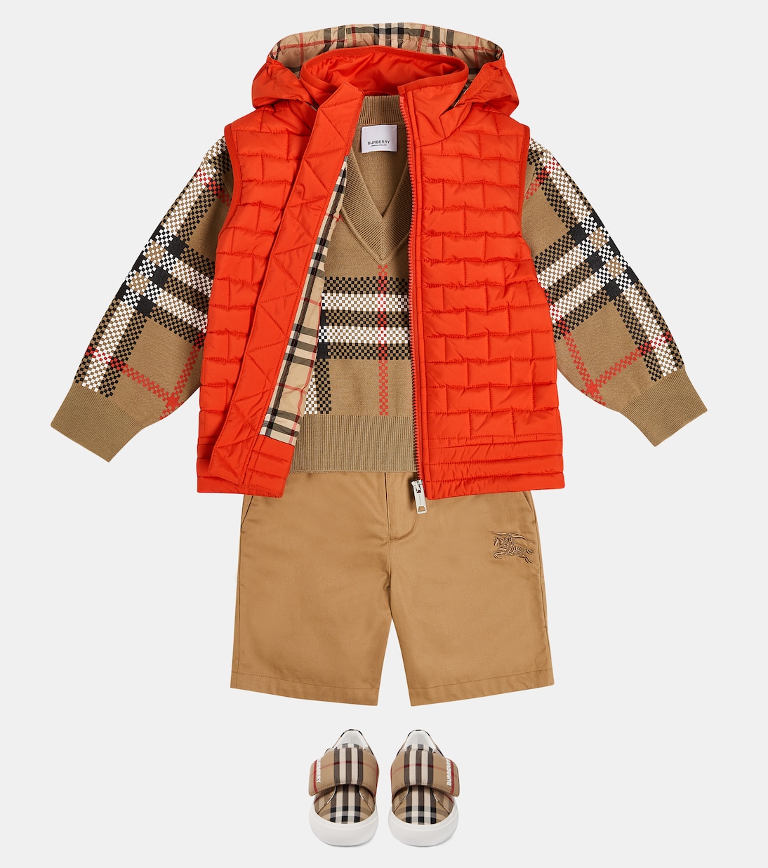 Wattierte Weste | Burberry Kids