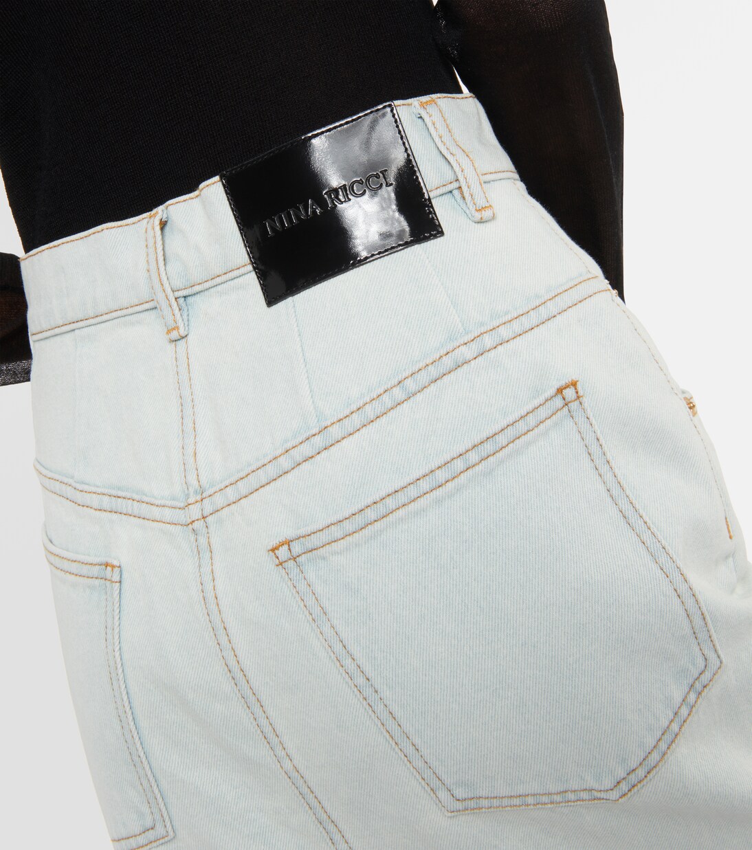 Falda larga en denim | Nina Ricci