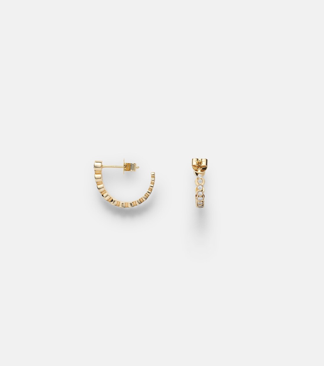 Boucle Ensemble 18kt gold earrings with diamonds  | Sophie Bille Brahe