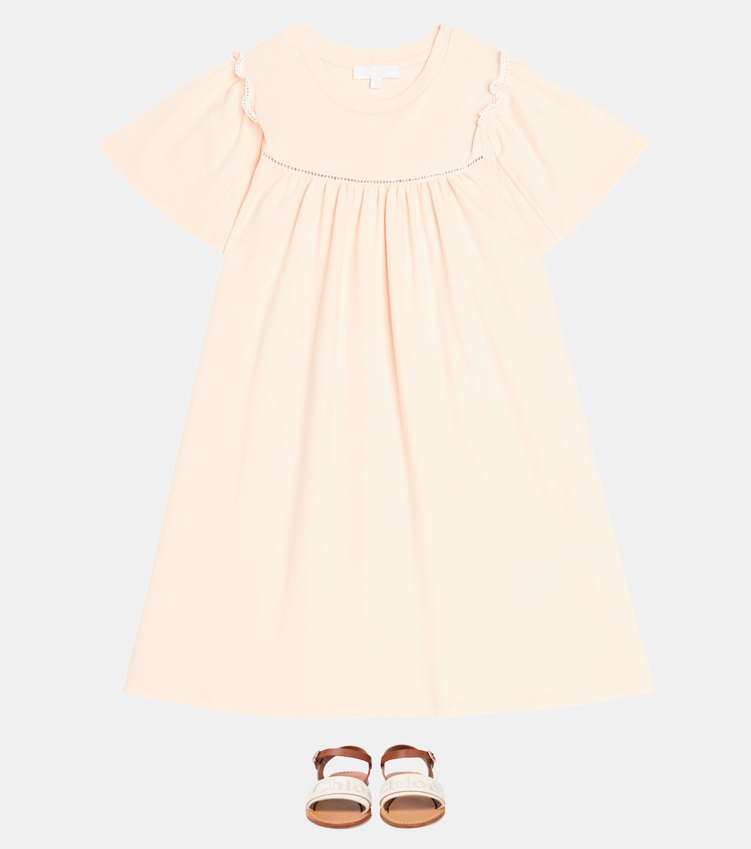 Cotton dress | Chloé Kids