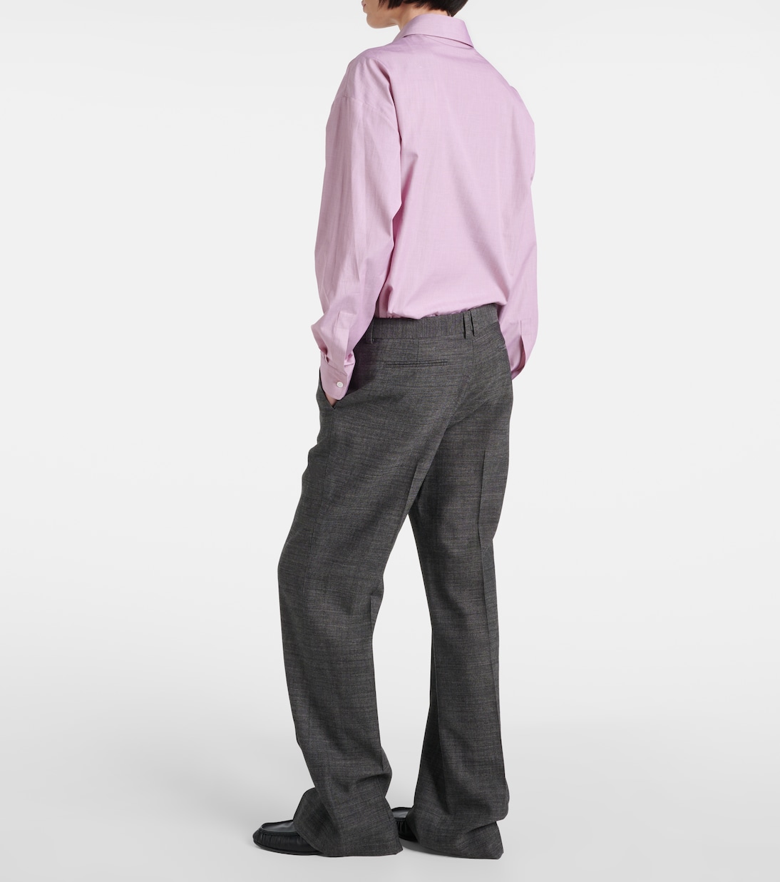 Gandal virgin wool twill straight pants | The Row