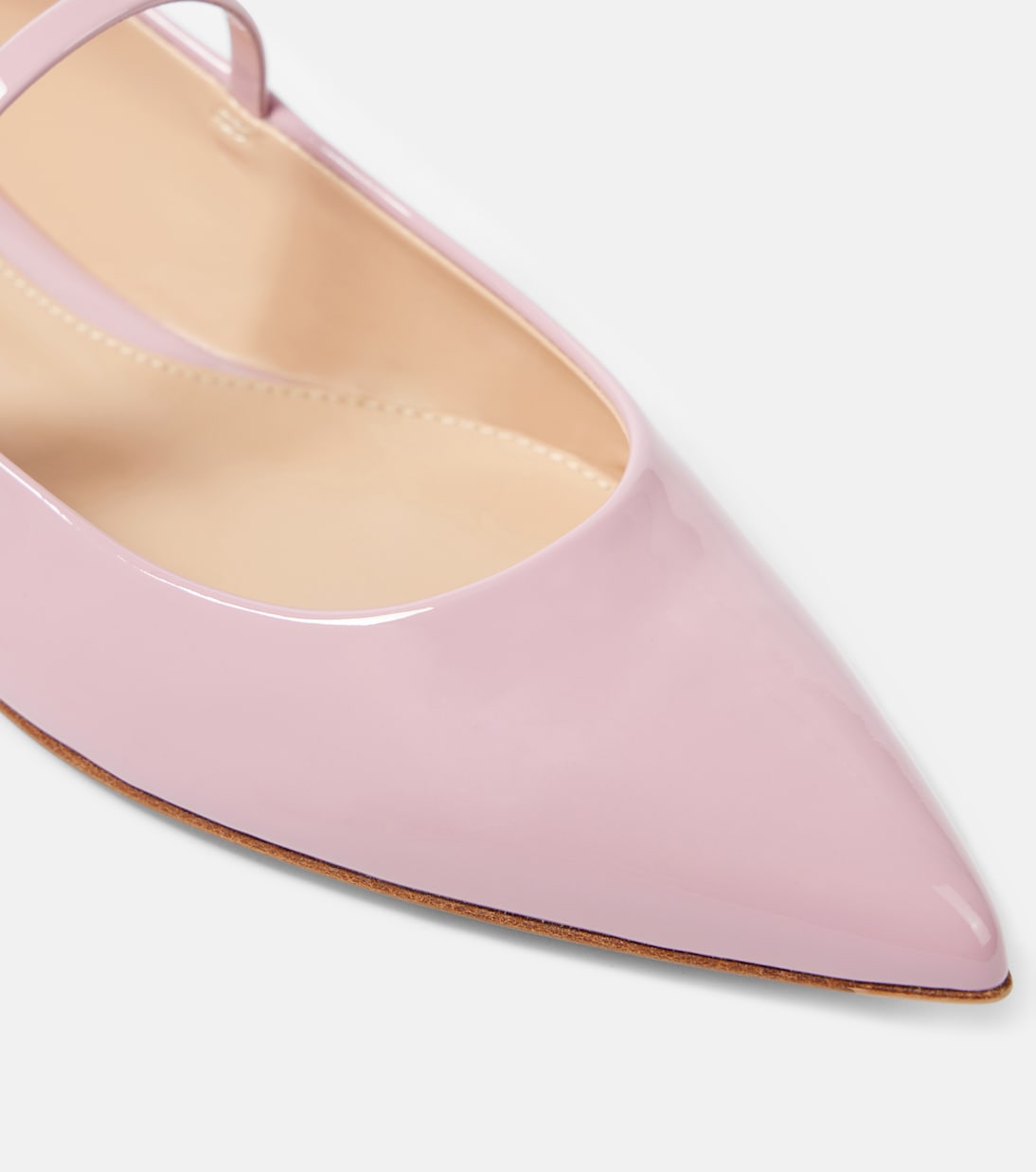 Ribbon Jane 05 patent leather Mary Jane flats | Gianvito Rossi