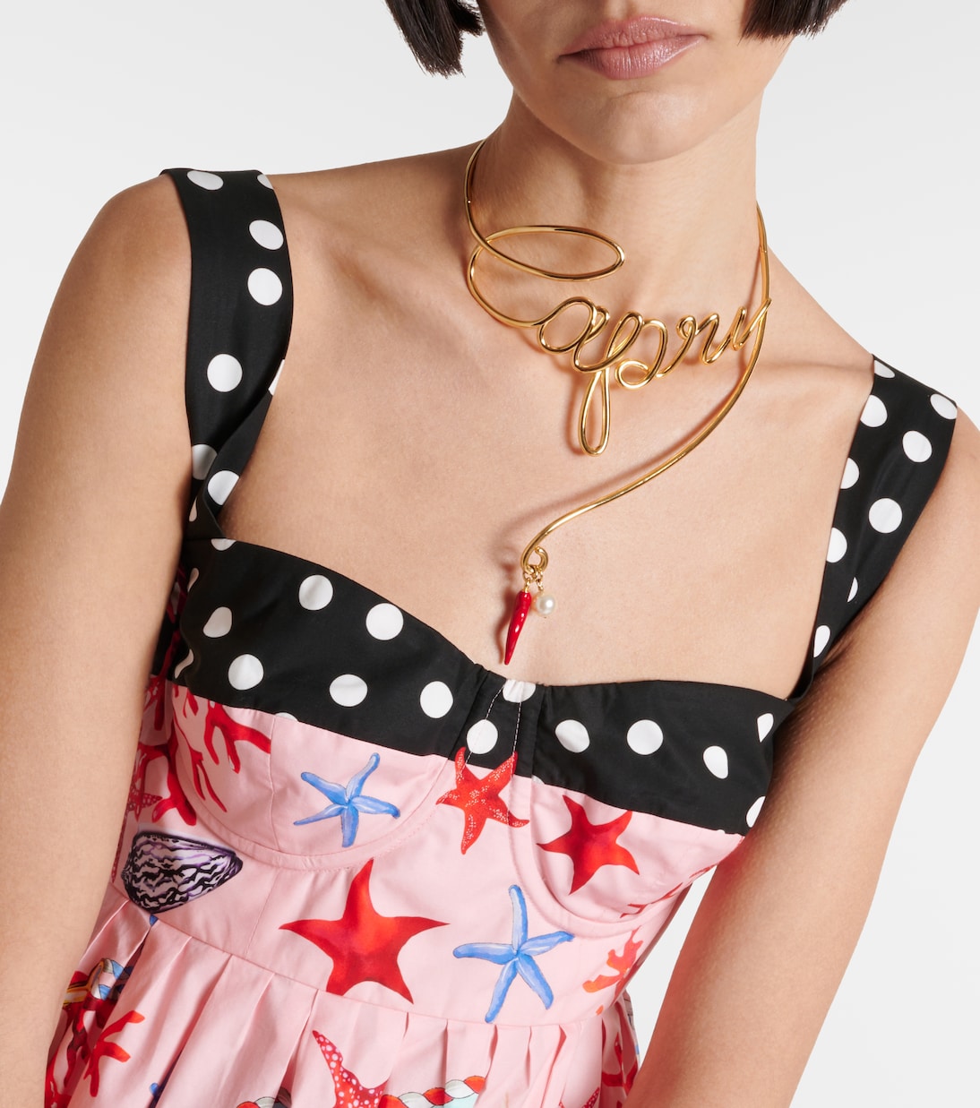 Capri printed cotton minidress | Dolce&Gabbana