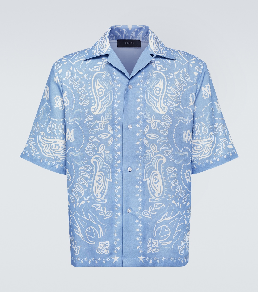 Chemise Bandana en lin et coton | Amiri