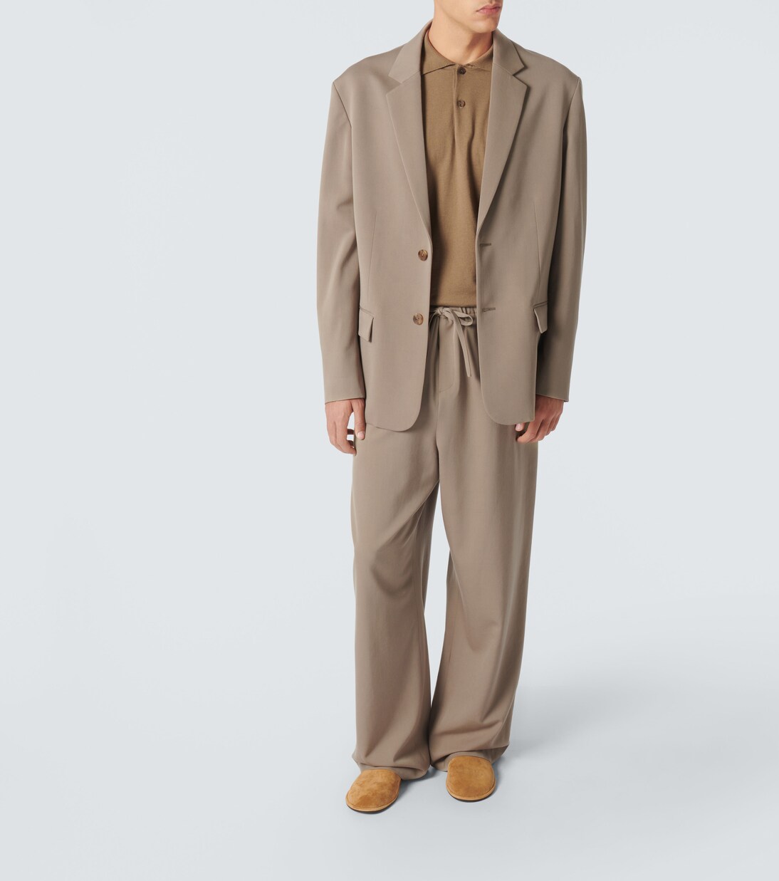 Canal suede slip-on shoes | The Row