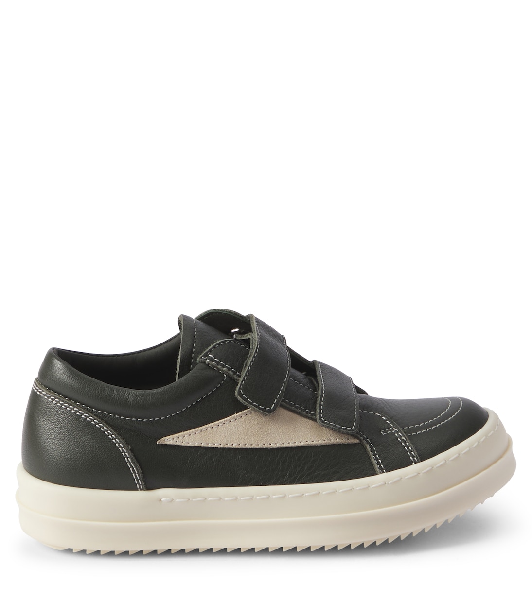 Porterville leather low-top sneakers | Rick Owens Kids