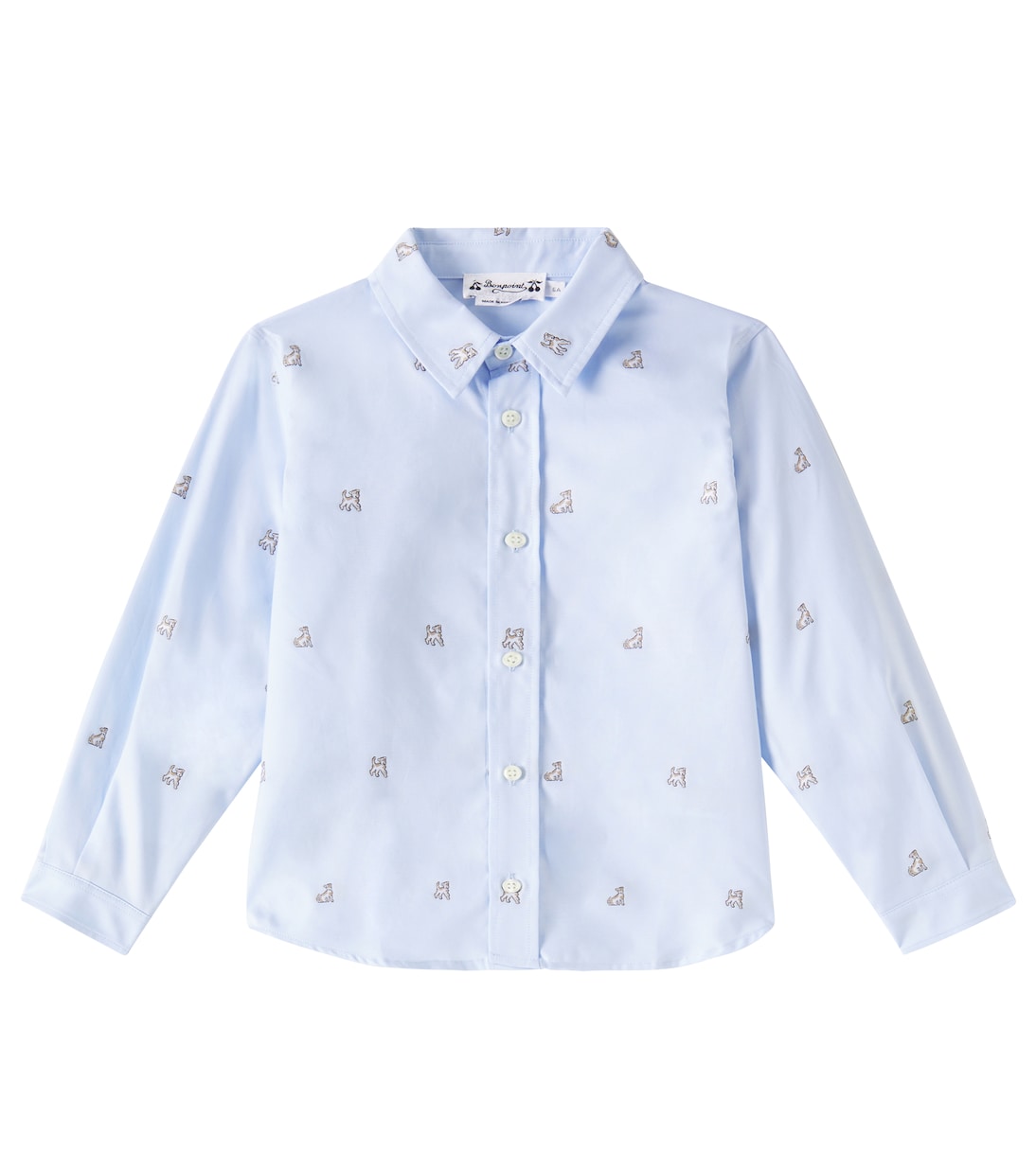 Daho printed cotton shirt | Bonpoint