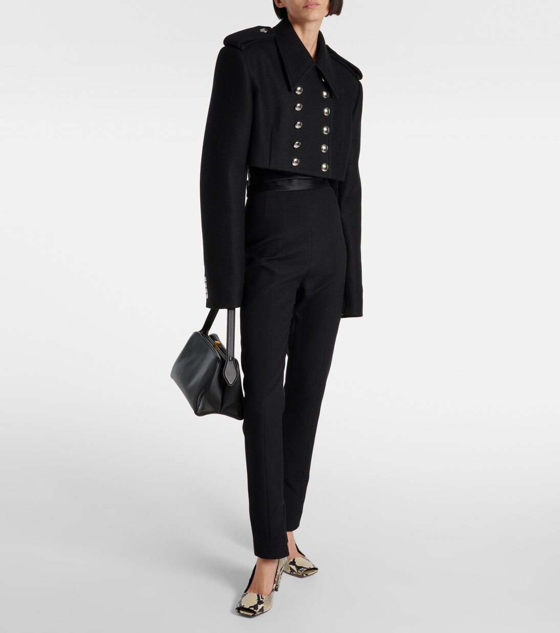 Schultertasche Cate aus Leder | Khaite