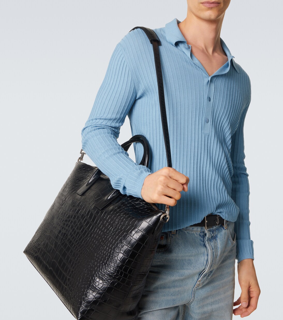 Tote Bag Giant aus Leder | Saint Laurent