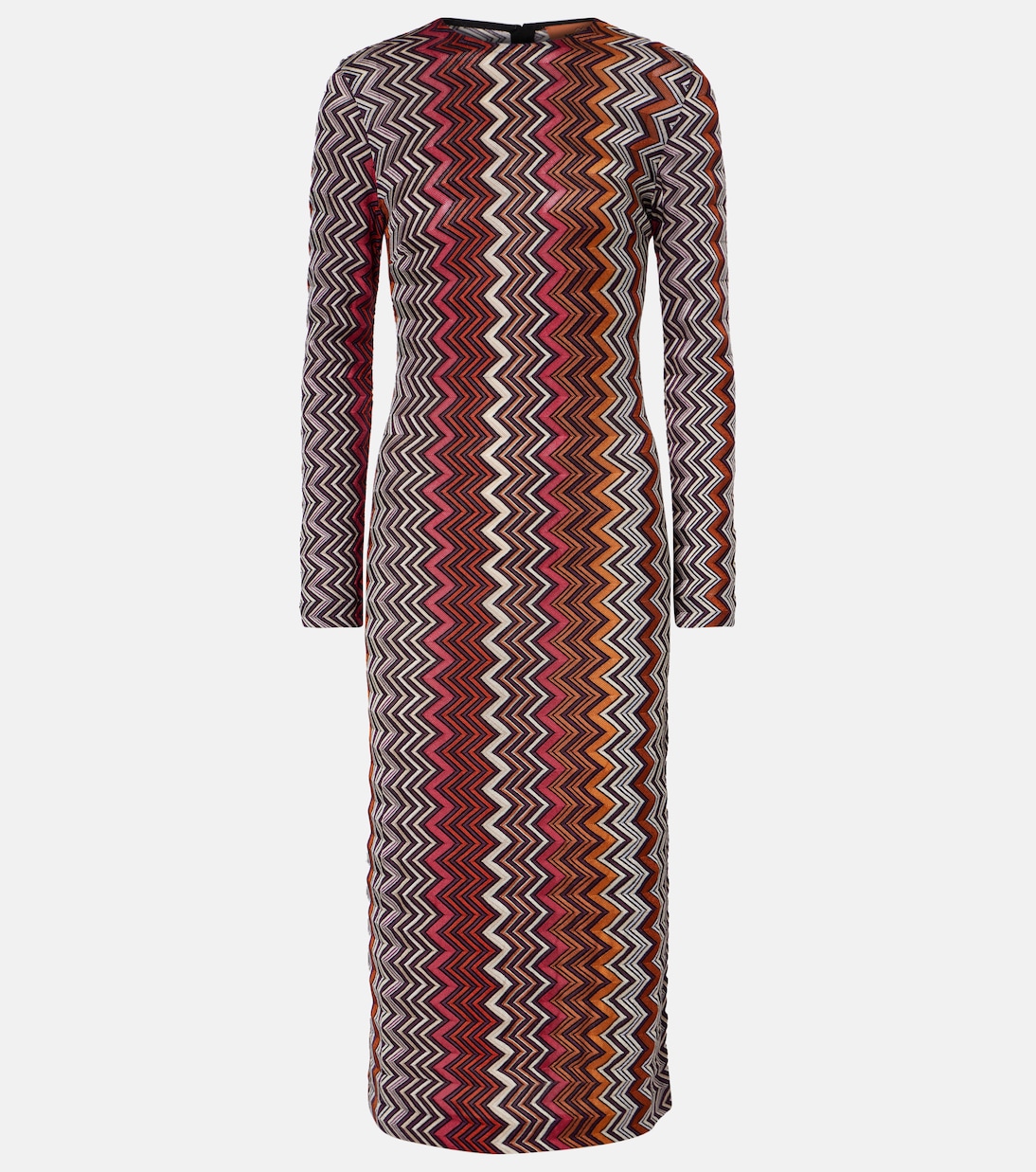 Midikleid aus Häkelstrick | Missoni