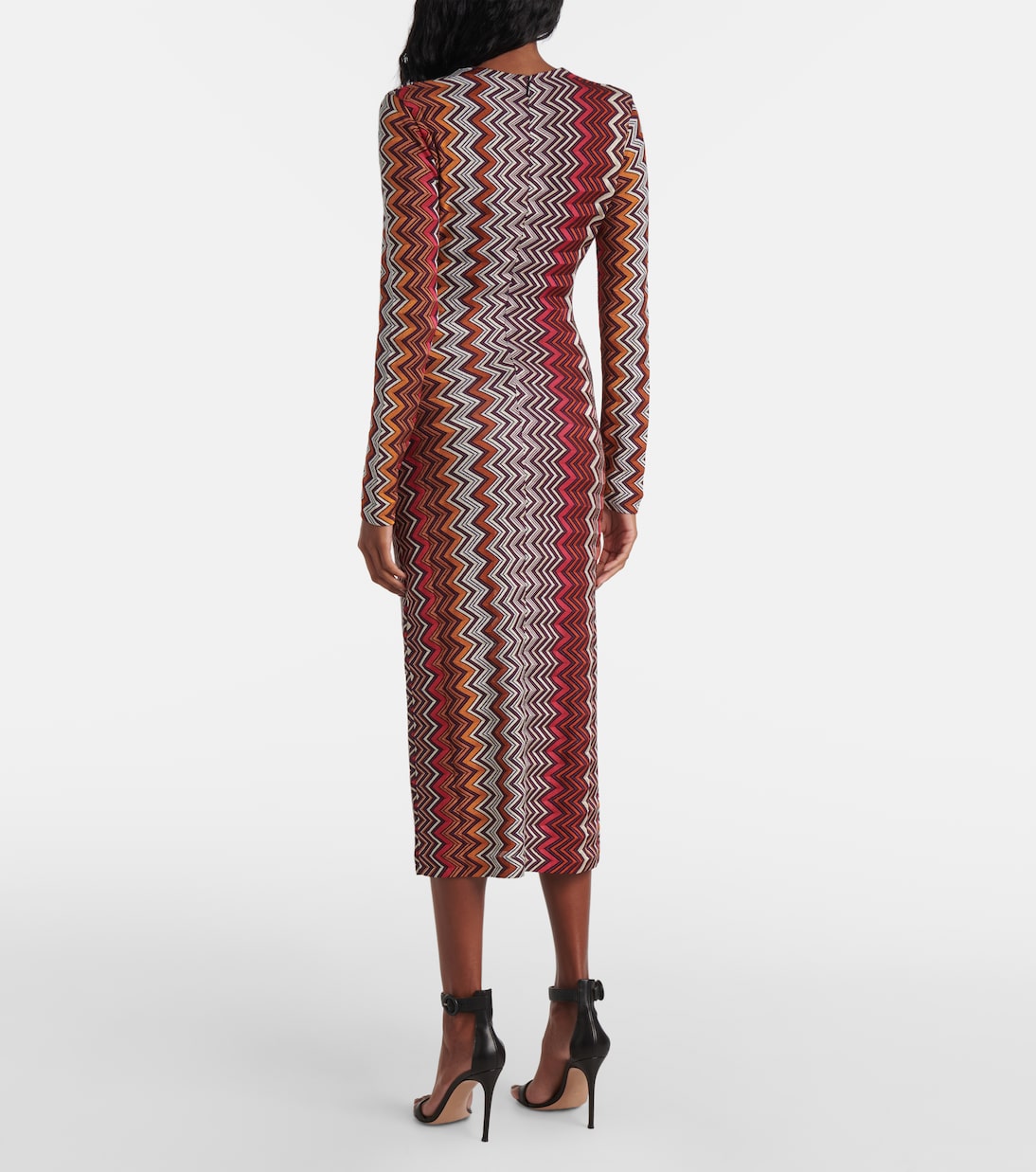 Midikleid aus Häkelstrick | Missoni