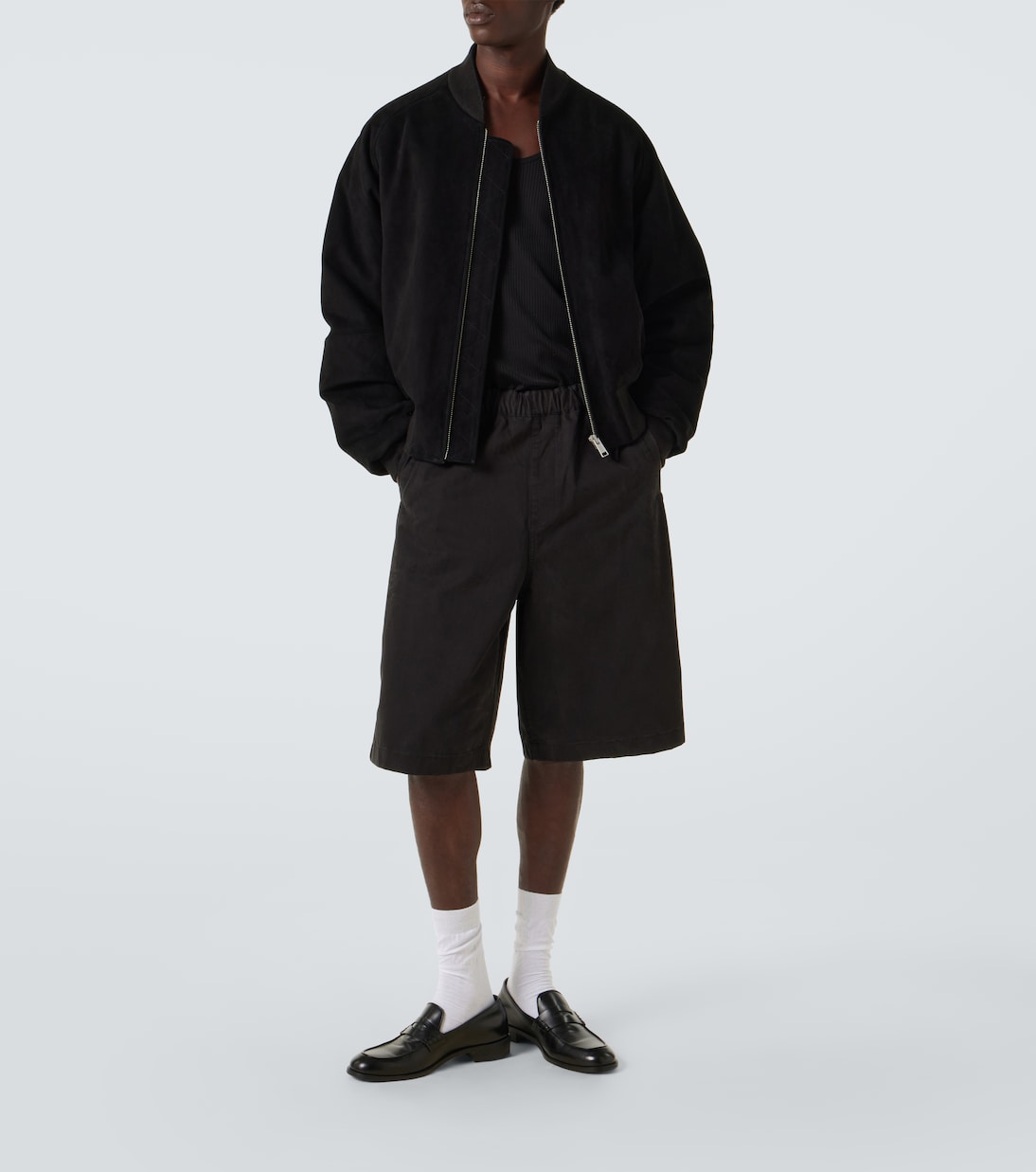 Boxing cotton-blend shorts | Entire Studios