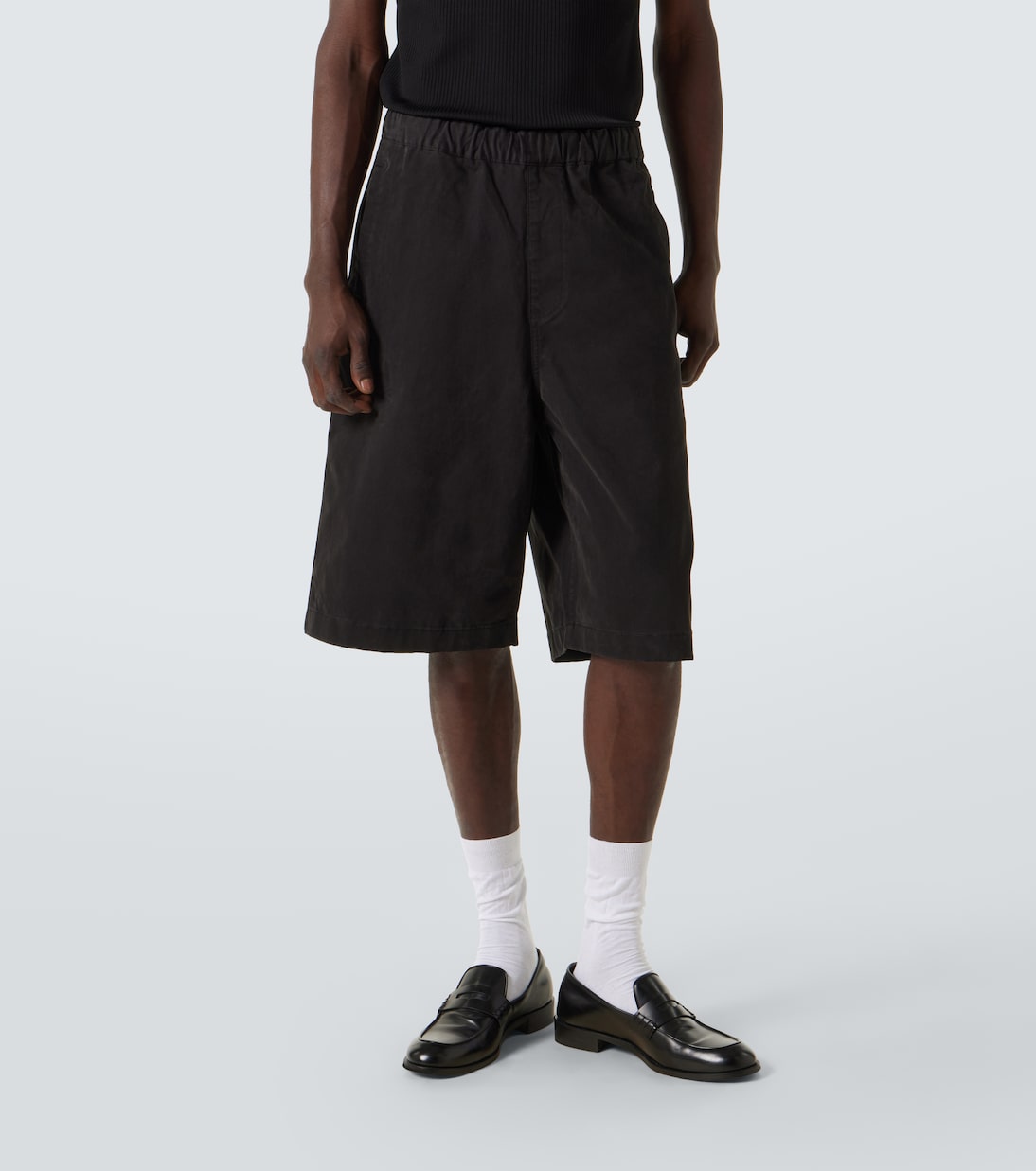 Boxing cotton-blend shorts | Entire Studios