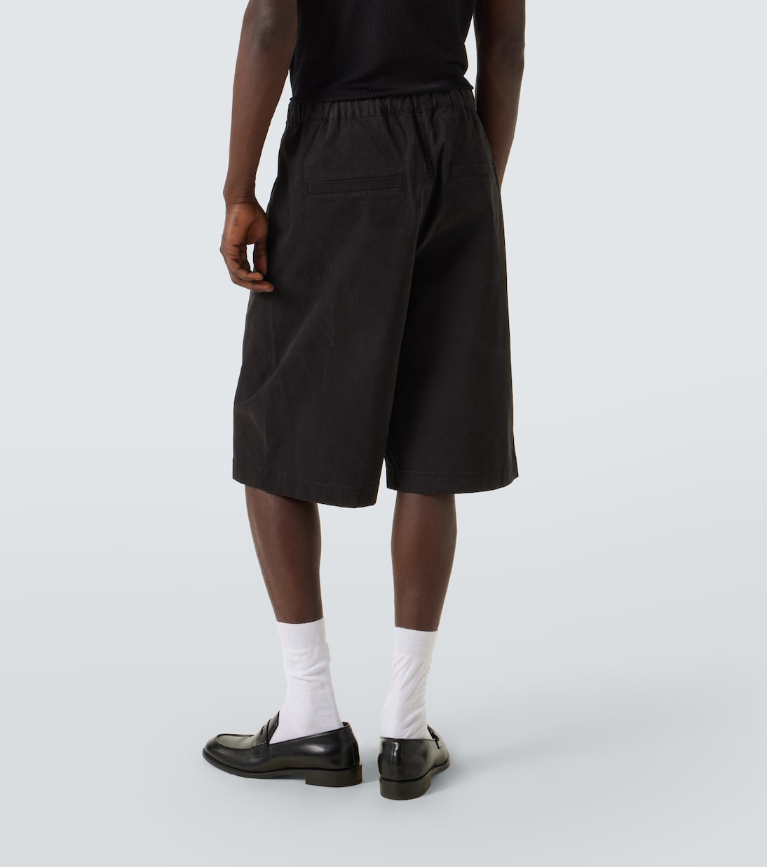 Boxing cotton-blend shorts | Entire Studios