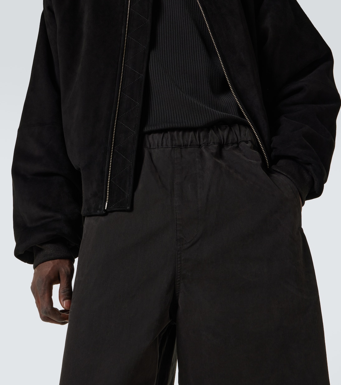 Boxing cotton-blend shorts | Entire Studios