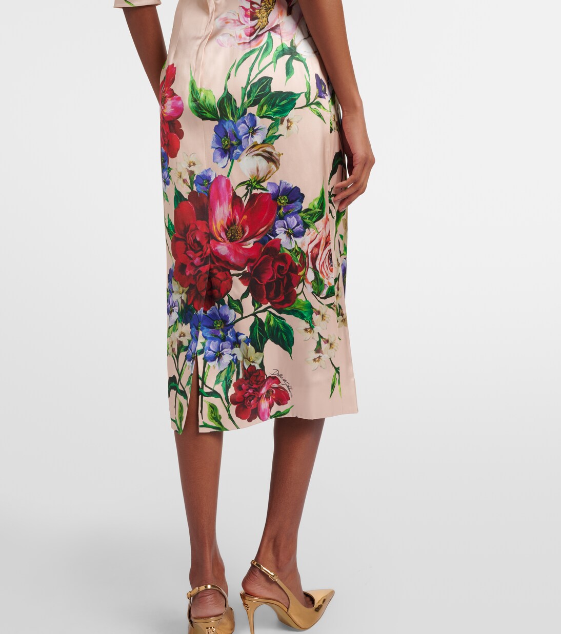 Midikleid aus Satin | Dolce&Gabbana