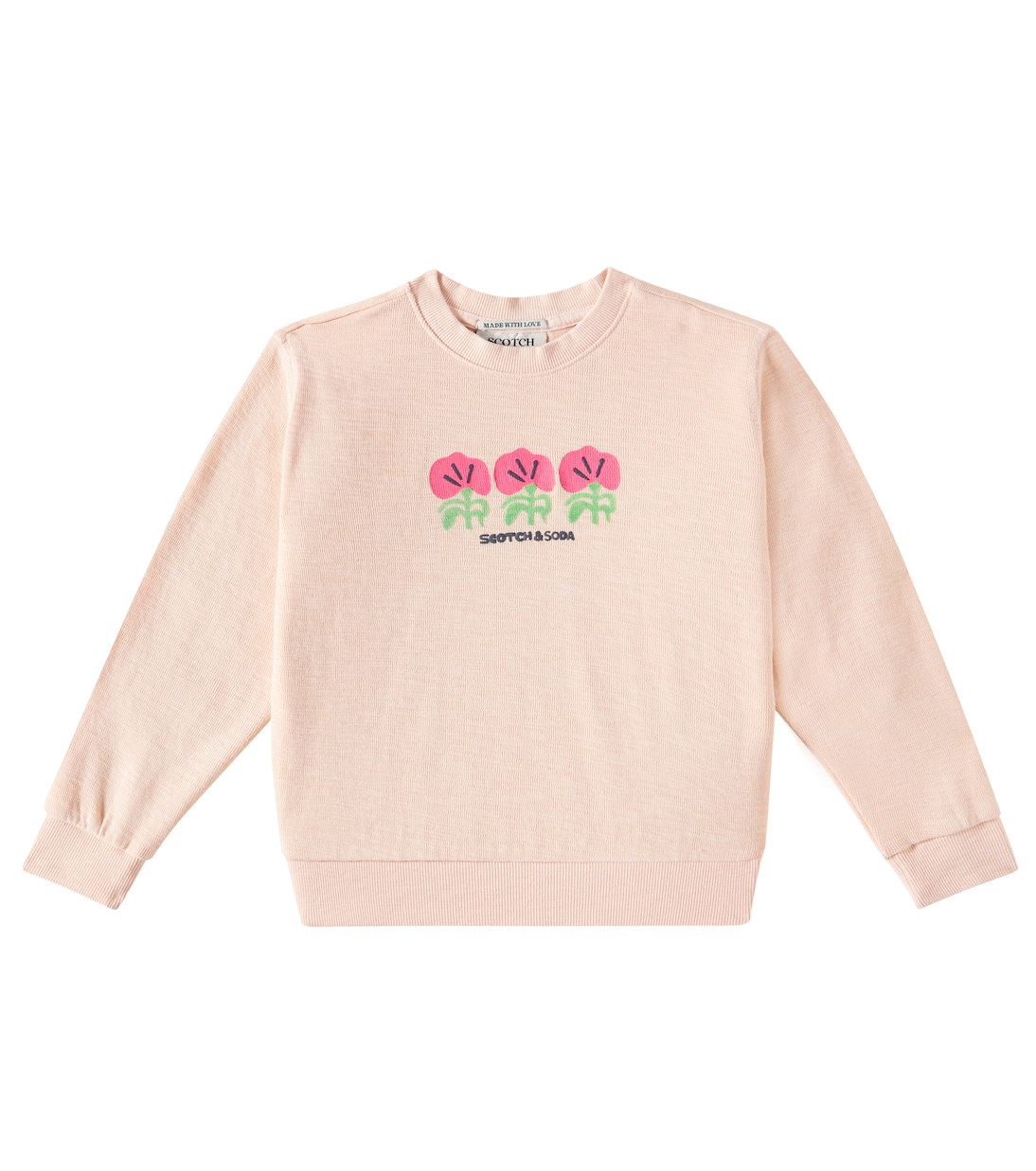 Printed cotton-blend sweatshirt | Scotch & Soda Kids