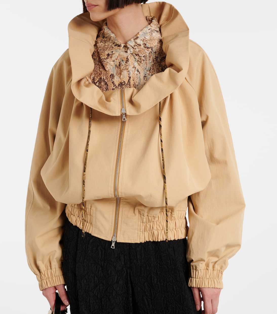 Cotton poplin bomber jacket | Dries Van Noten