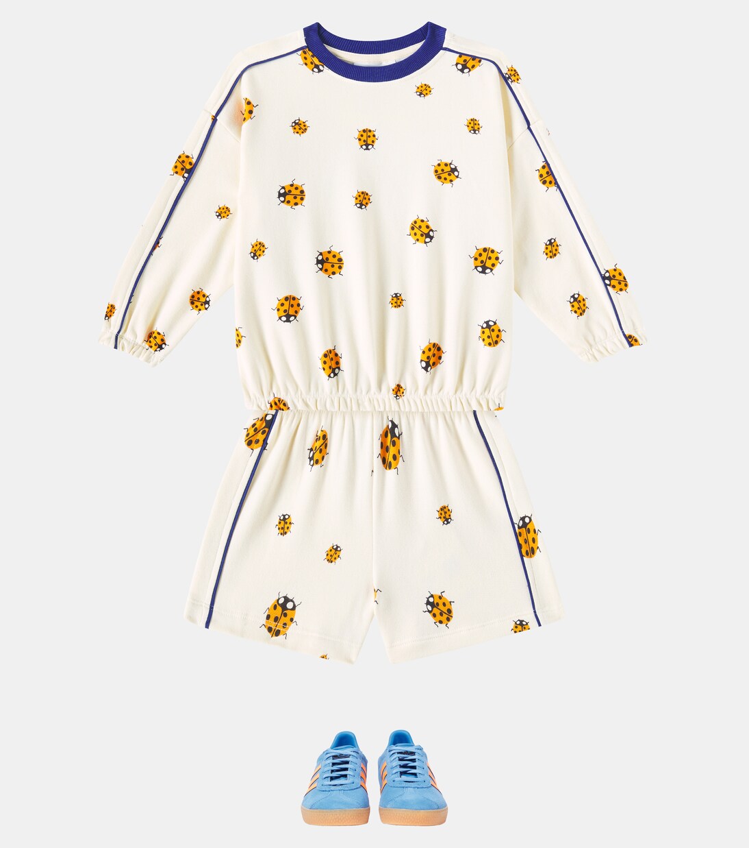 Ladybugs cotton jersey sweatshirt | Mini Rodini
