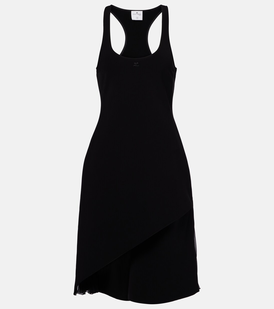 Robe Infinity asymétrique en crêpe | Courrèges