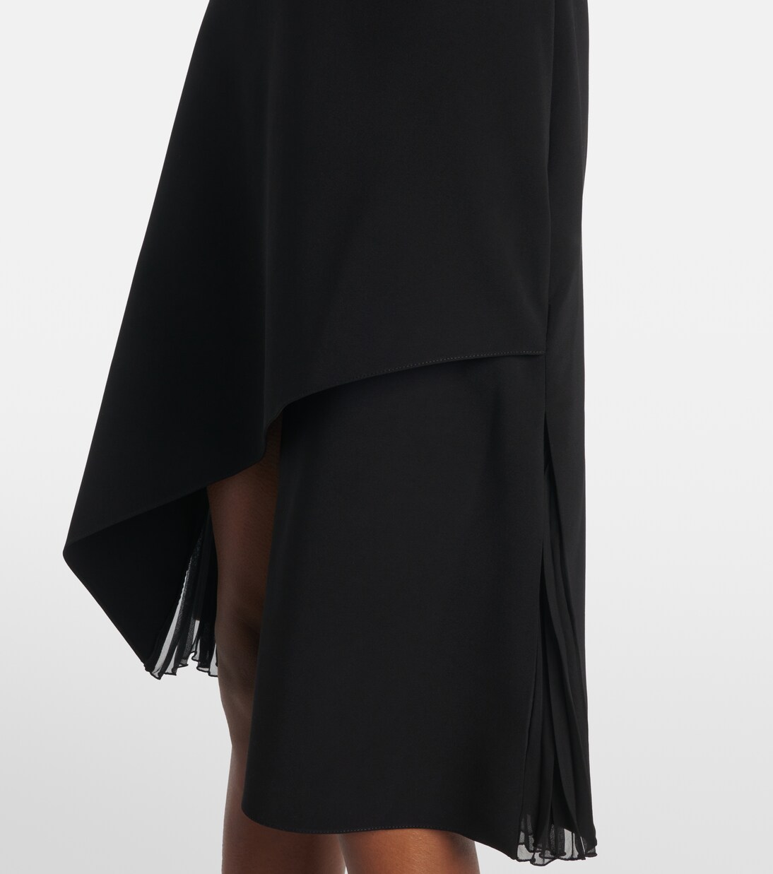 Robe Infinity asymétrique en crêpe | Courrèges