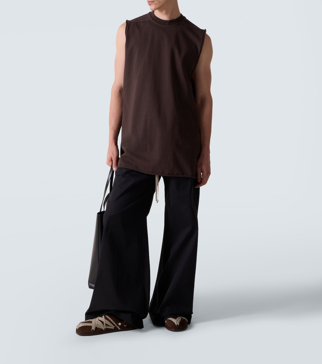 Slippers Megalace aus Veloursleder | Rick Owens