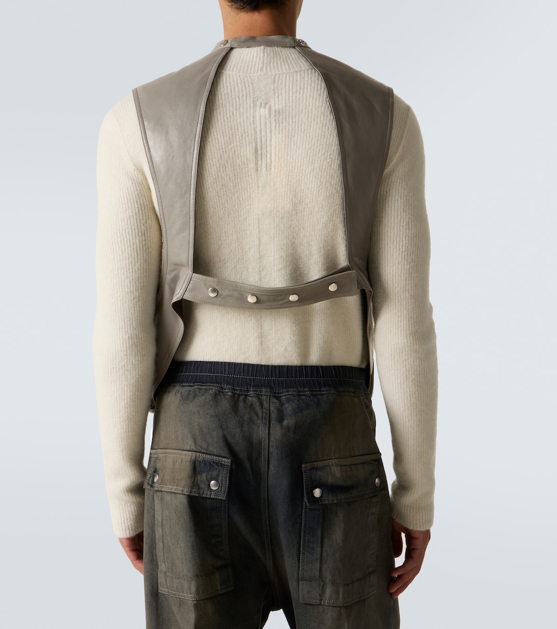 Leather vest | Rick Owens