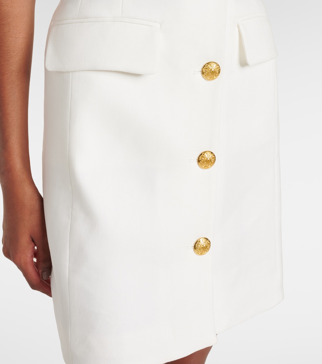 فستان قصير من الكتّان المخلوط Fairfax | Veronica Beard