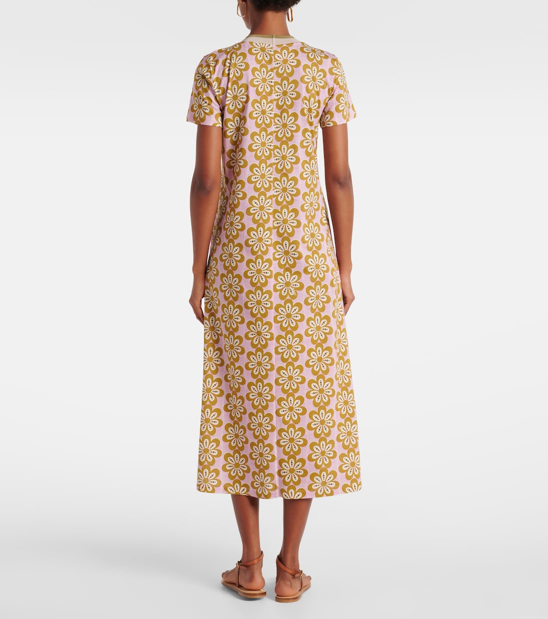 Sporty Swing cotton midi dress | La DoubleJ