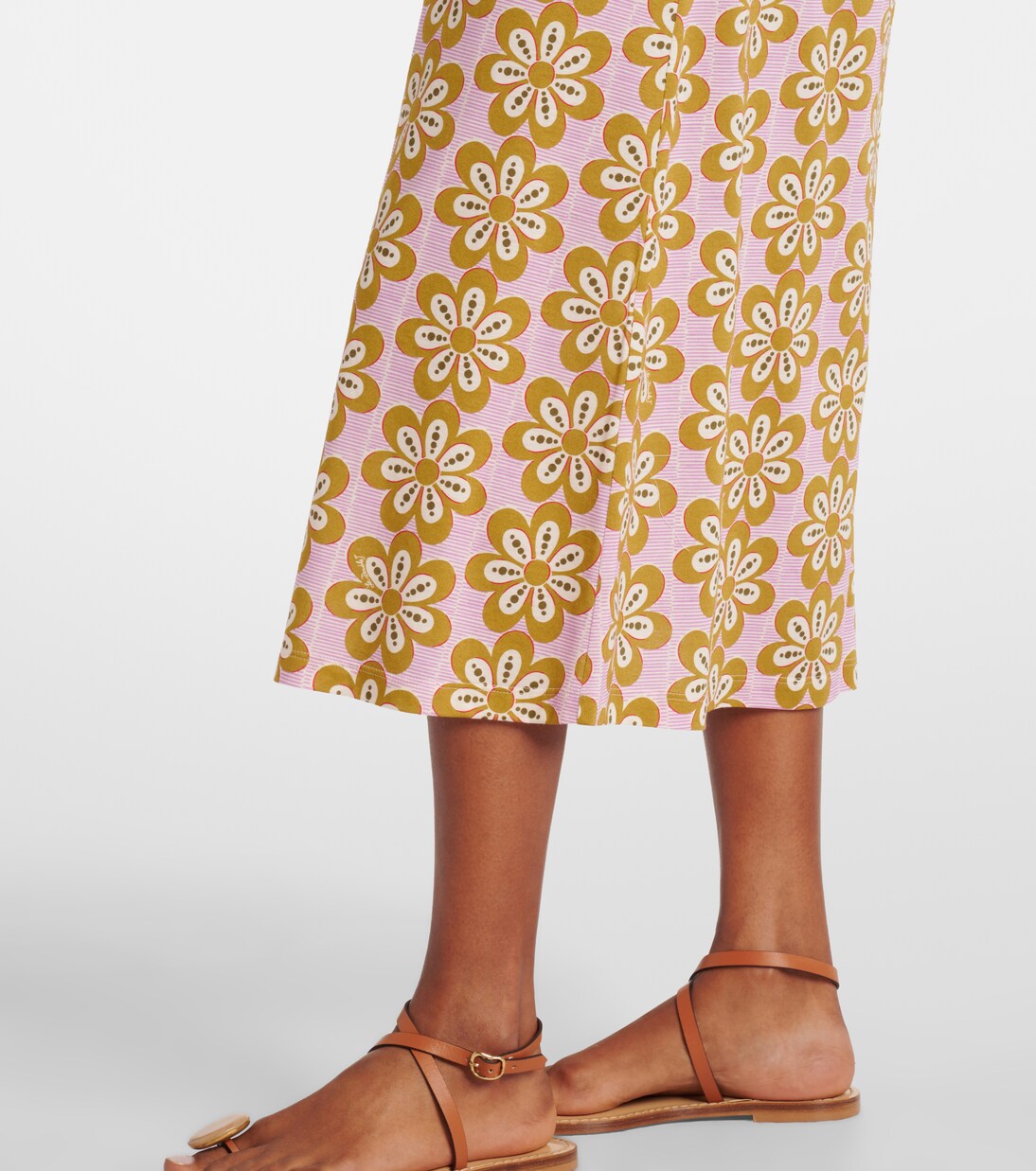 Sporty Swing cotton midi dress | La DoubleJ