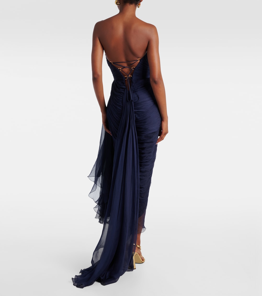 Robe longue Heidi en soie | Maria Lucia Hohan