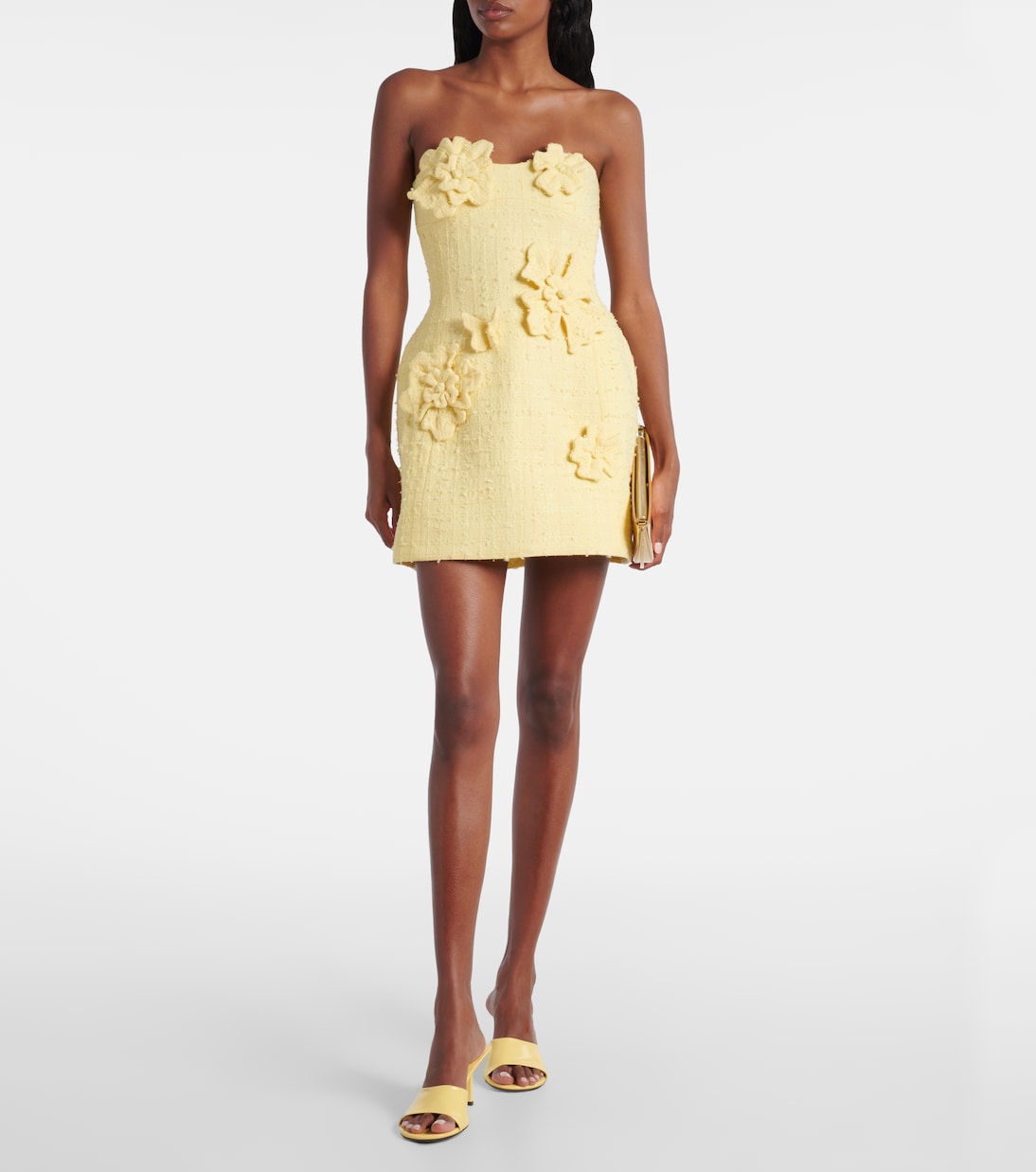 Robe bustier Rosario en tweed | Leo Lin