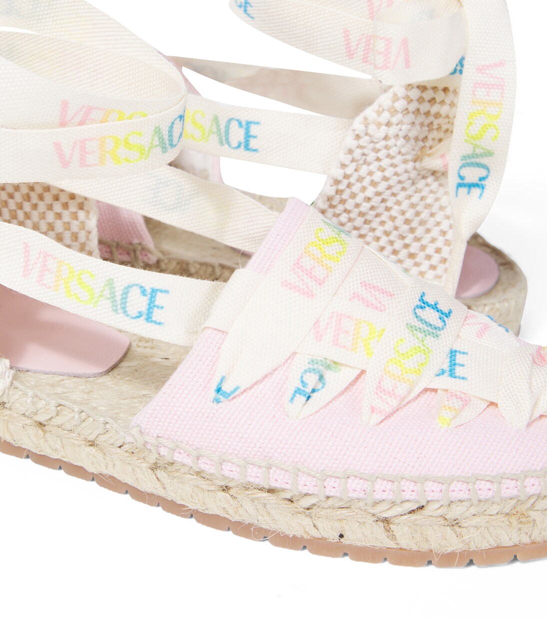 Logo canvas espadrilles | Versace Kids