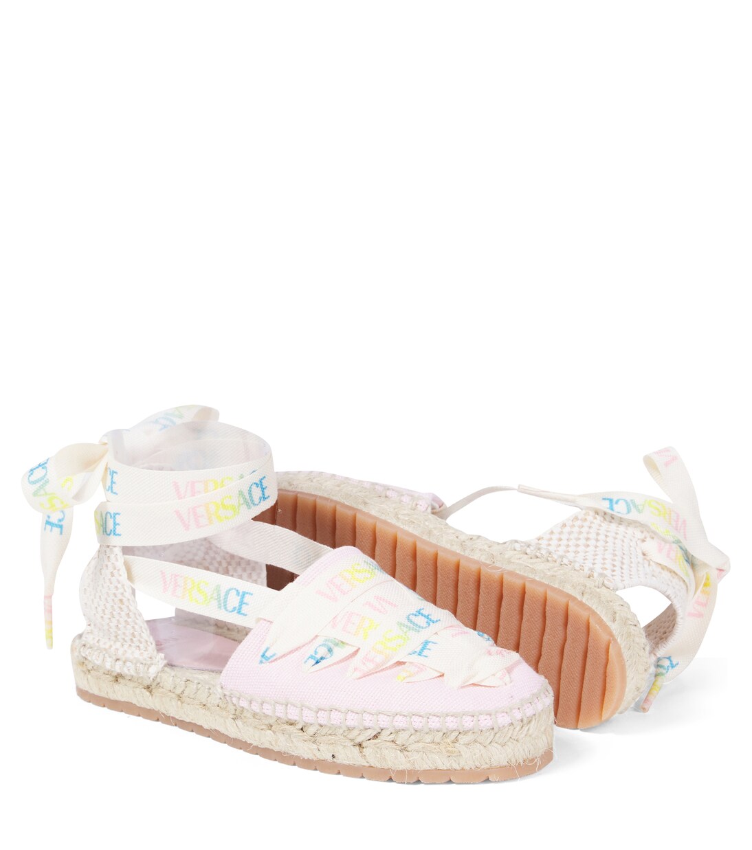 Logo canvas espadrilles | Versace Kids